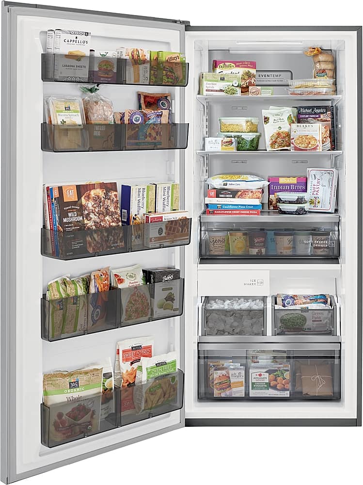 Alt View 5. Frigidaire - Professional 19 Cu. Ft. Single-Door Freezer - Stainless Steel.