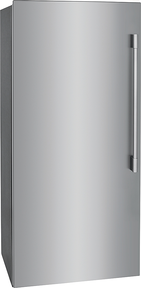 Left View: Frigidaire - Professional 19 Cu. Ft. Single-Door Freezer - Stainless Steel
