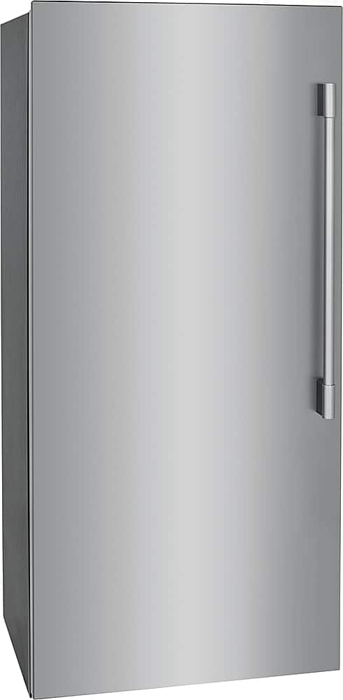 Left. Frigidaire - Professional 19 Cu. Ft. Single-Door Freezer - Stainless Steel.