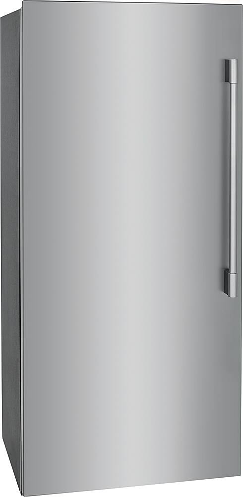 Left. Frigidaire - Professional 19 Cu. Ft. Single-Door Freezer - Stainless Steel.