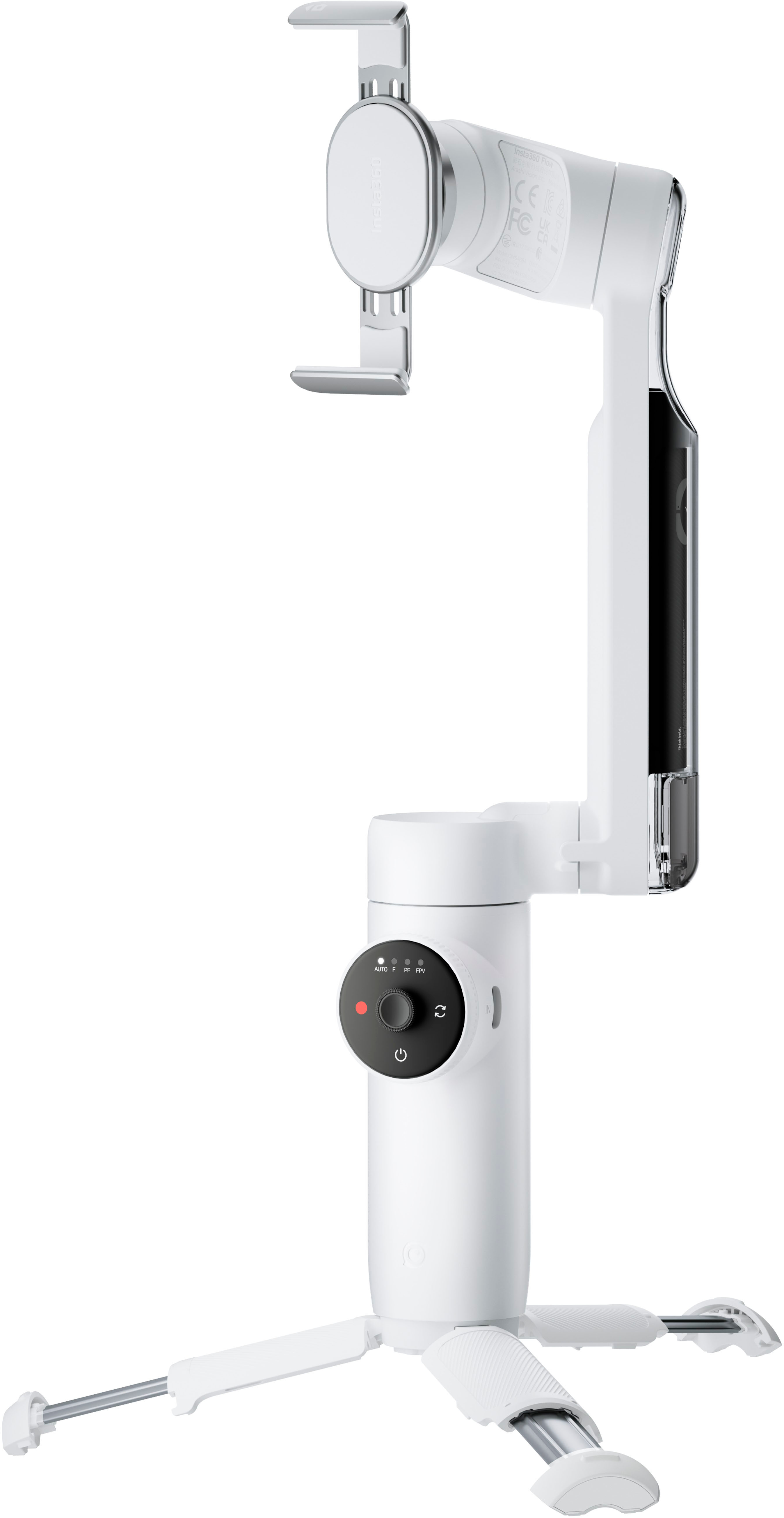 Insta360 Flow 3-Axis AI-Powered Smartphone Stabilizer, White  #CINSABBA_FLOW01 