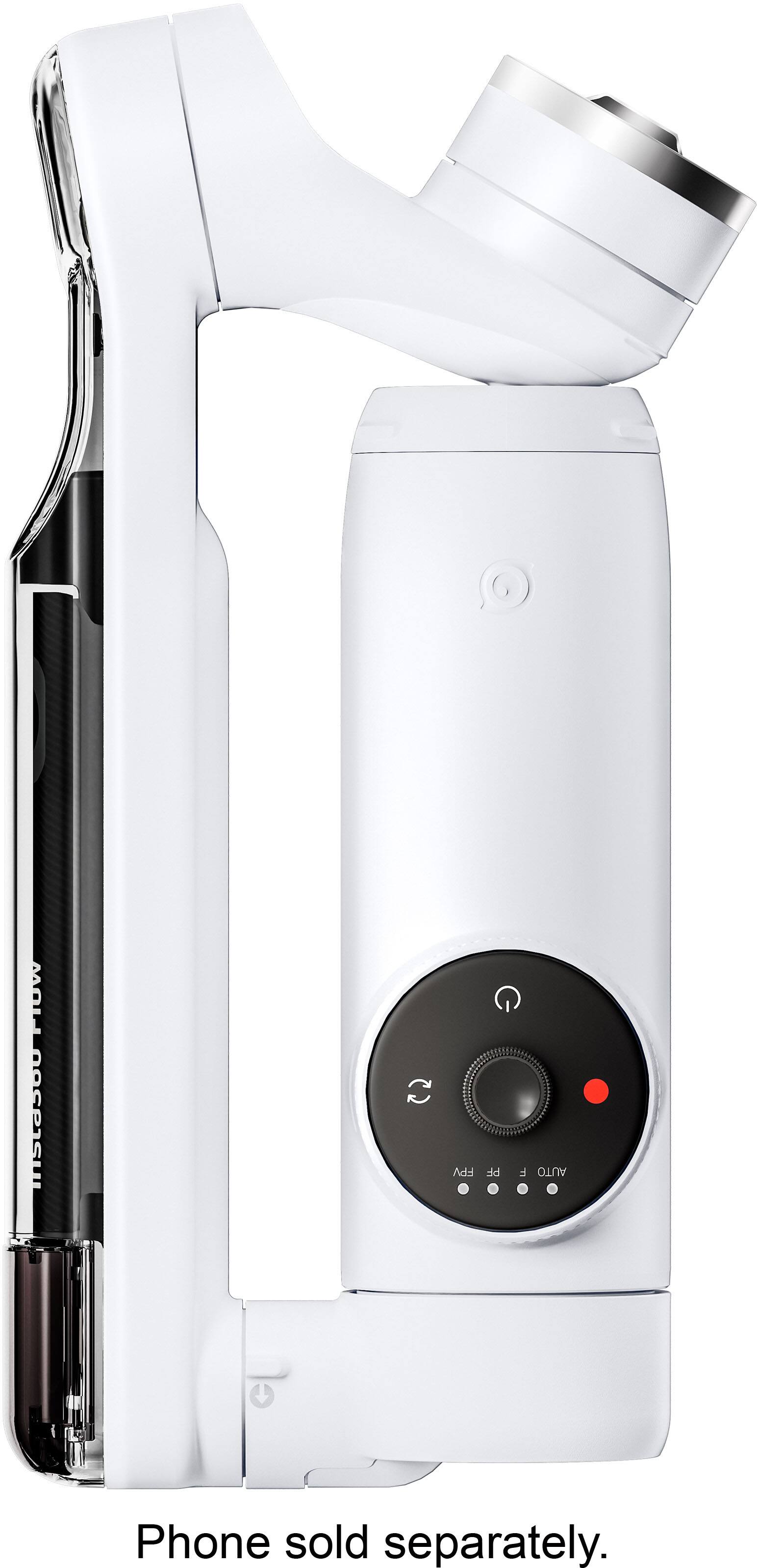 Alt View 12. Insta360 - Flow Standard 3-axis Gimbal Stabilizer for Smartphones with built-in Tripod - White.