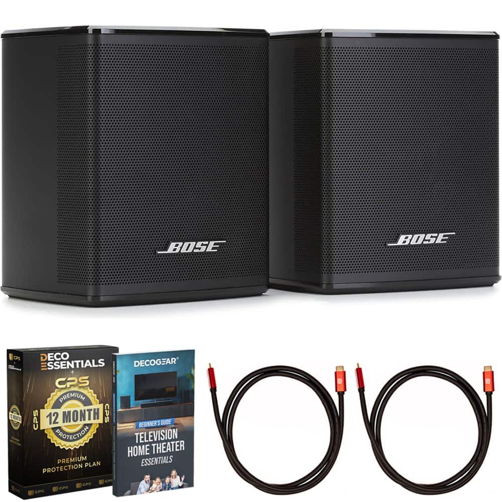 Bose - Surround Sound System for Home Theater + Accessory Bundle - Black