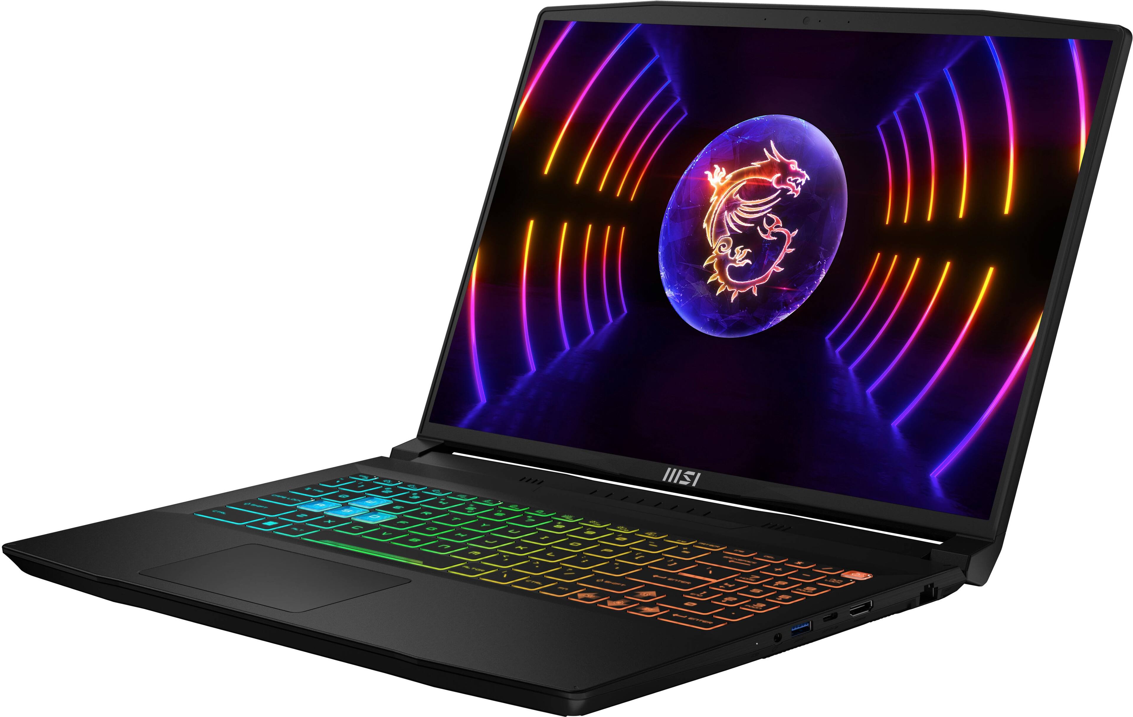 Left. MSI - Crosshair 16" 144hz Gaming Laptop - Intel 13TH Gen Core i7 with 16GB Memory - NVIDIA GeForce RTX 4070 - 1TB SSD - Black.