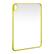 Angle. Insignia™ - Hard-Shell Snap-On Case for Apple iPad 10th Gen 10.9" - Yellow Lemonade.