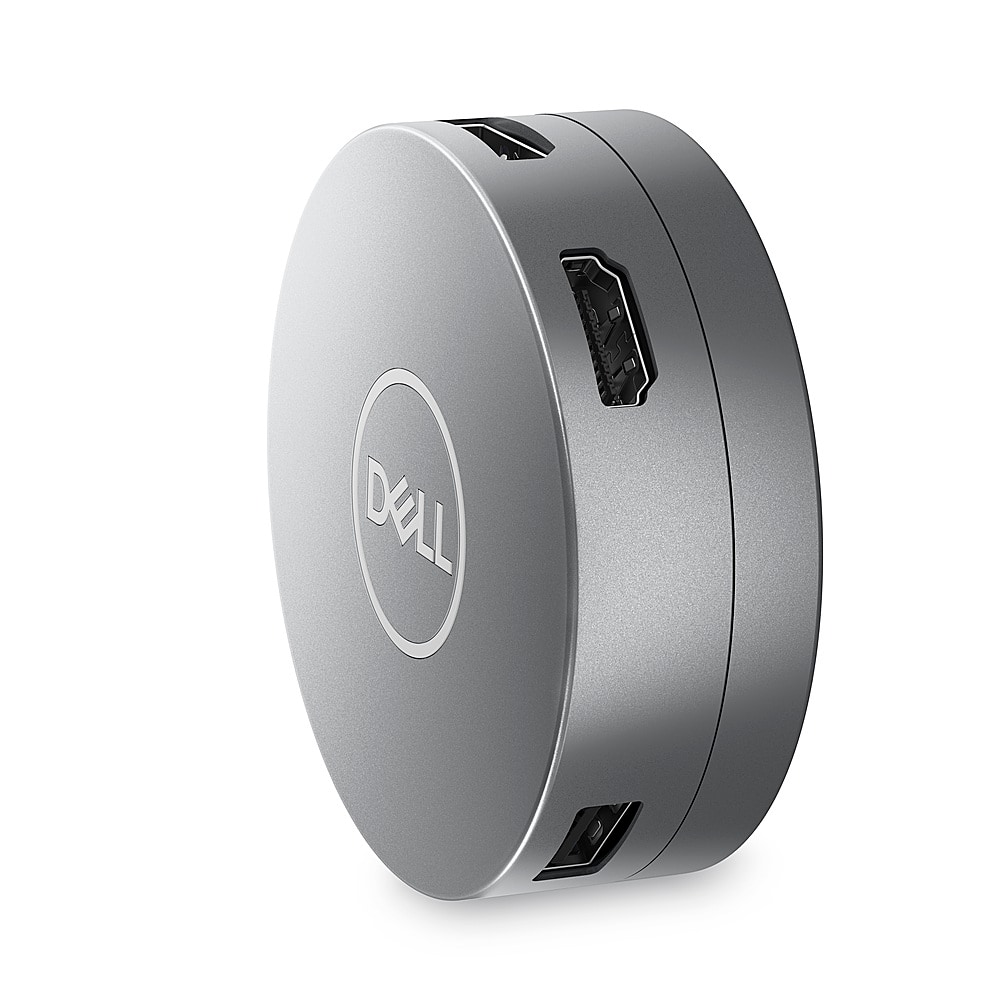 Alt View 12. Dell - Dell 6-in-1 USB-C Multiport Adapter - DA305 - Gray.