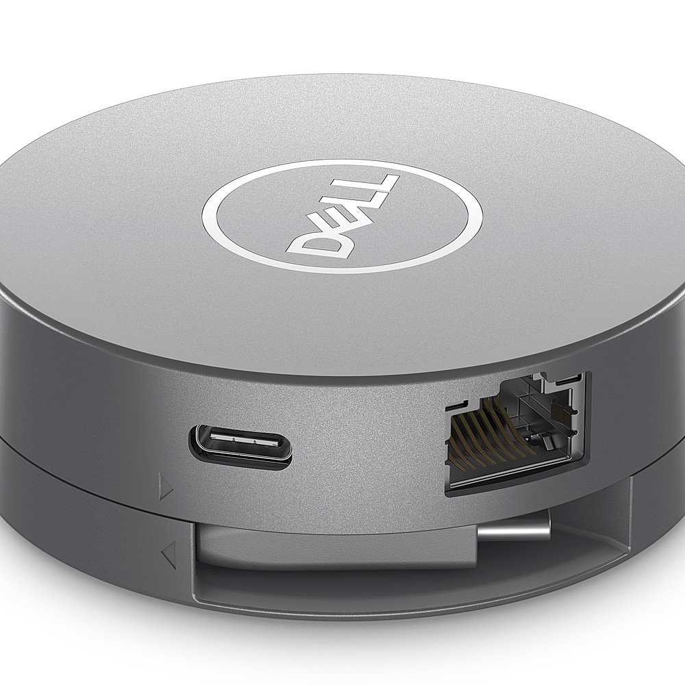 Alt View 14. Dell - Dell 6-in-1 USB-C Multiport Adapter - DA305 - Gray.