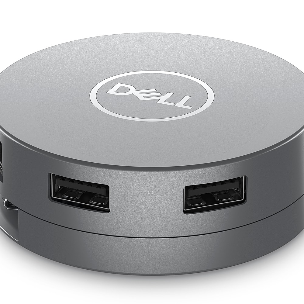 Alt View 15. Dell - Dell 6-in-1 USB-C Multiport Adapter - DA305 - Gray.