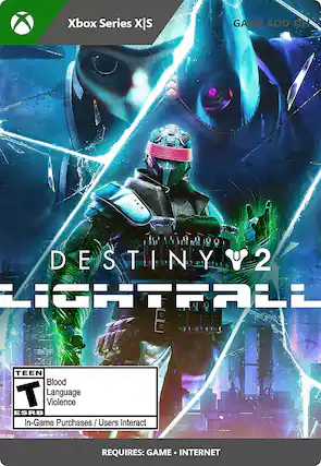 Front. Bungie - Destiny 2: Lightfall. - T (Teen 13+)