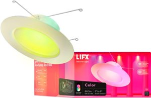 LIFX - Color 5-6” E26 Retrofit 800 Lumen Dimmable Recessed Downlight 65W 1-pack - Front_Zoom