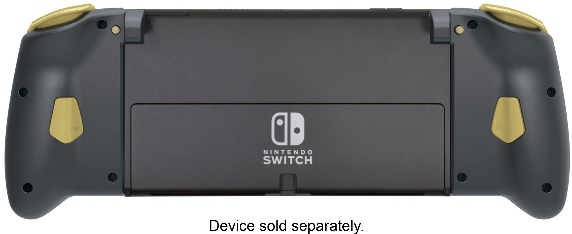 Back View: Hori - Split Pad Pro (Zelda: Tears of the Kingdom) for Nintendo Switch - Black