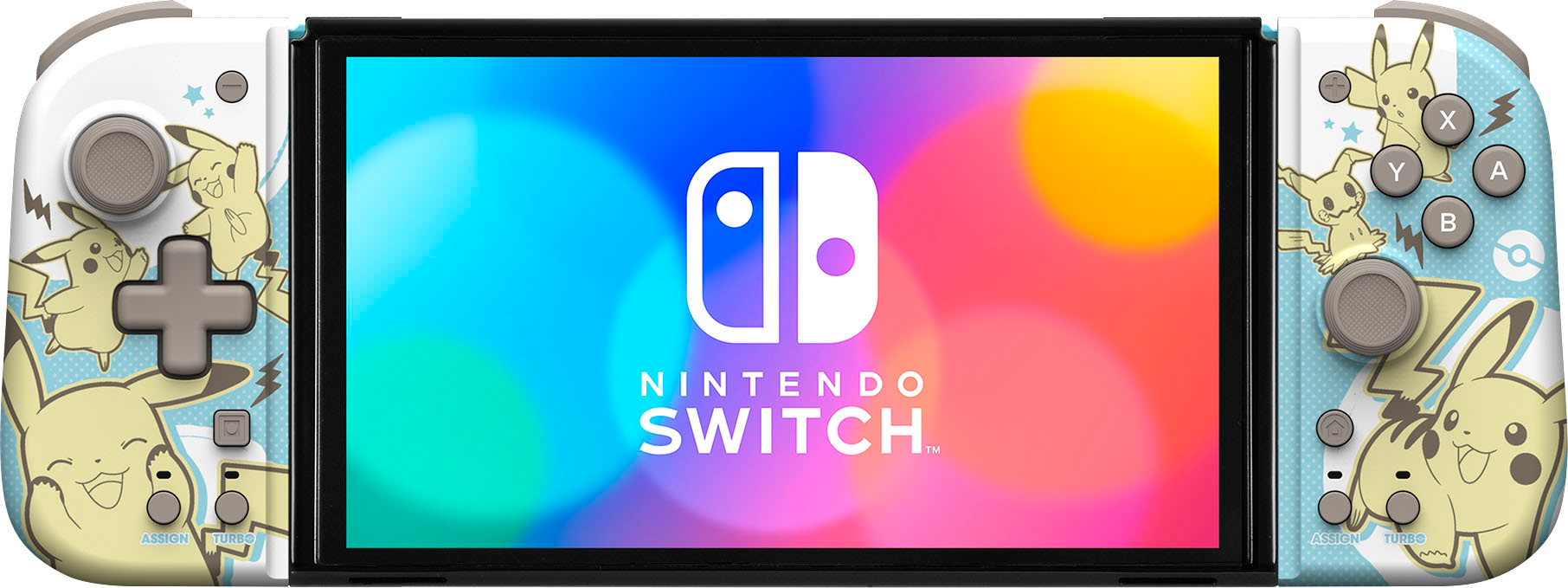 Hori Split Pad Multiple & Buy Switch Best Nintendo Mimikyu) NSW-410U - Compact for (Pikachu