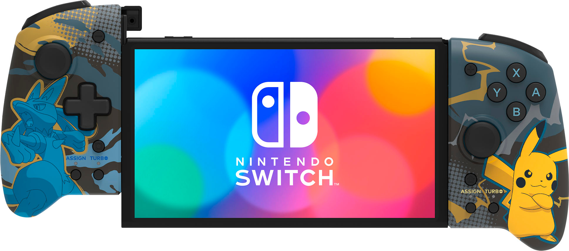 HORI Split Pad Pro for Nintendo Switch Lucario & Pikachu - JB Hi-Fi