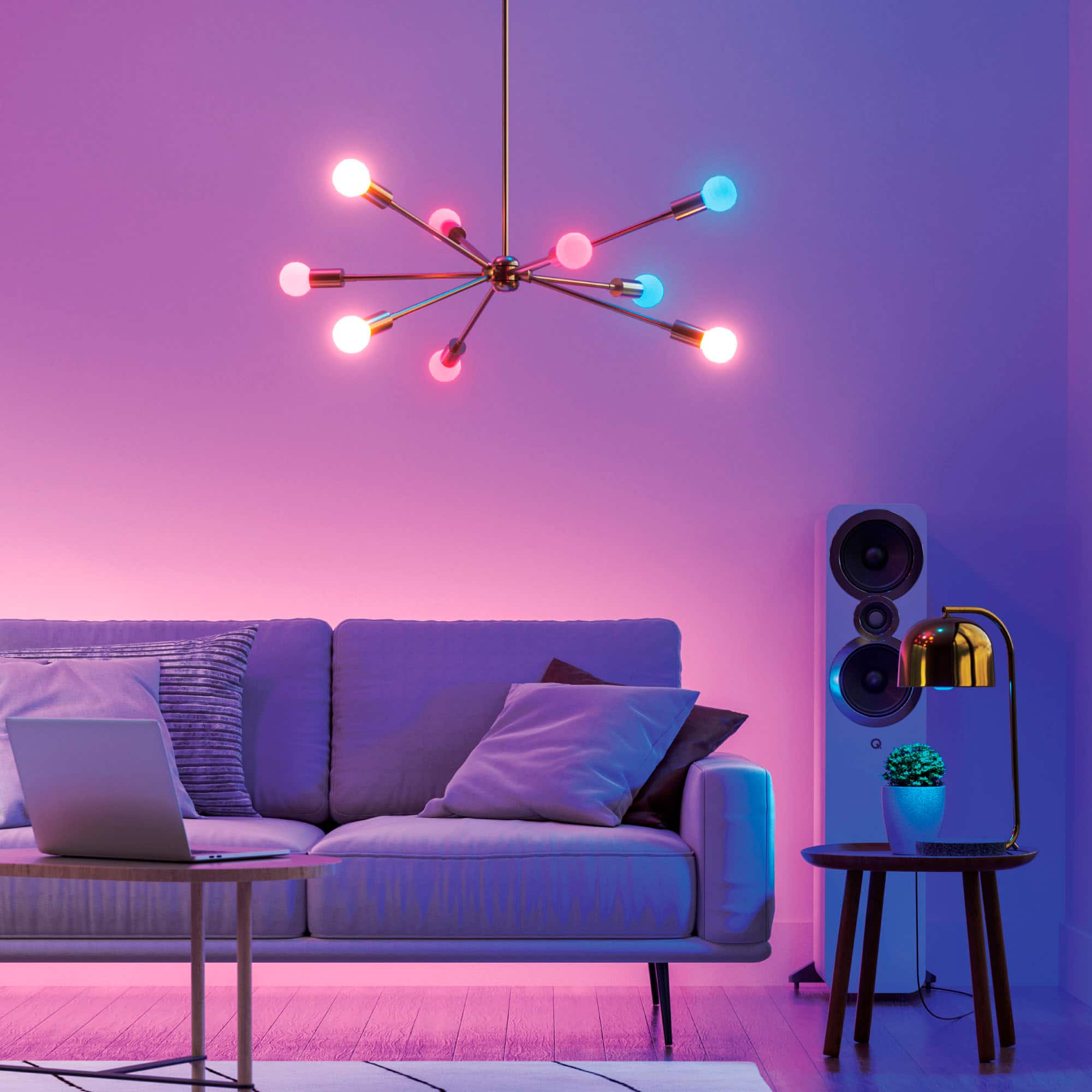 Customized Schedules: Automate your lights to turn on/off at specific times and days to make your daily routines a little easier. 7:30 AM Wake Up, 9:30 PM Wind Down. Matter Hub & Thread border router required.