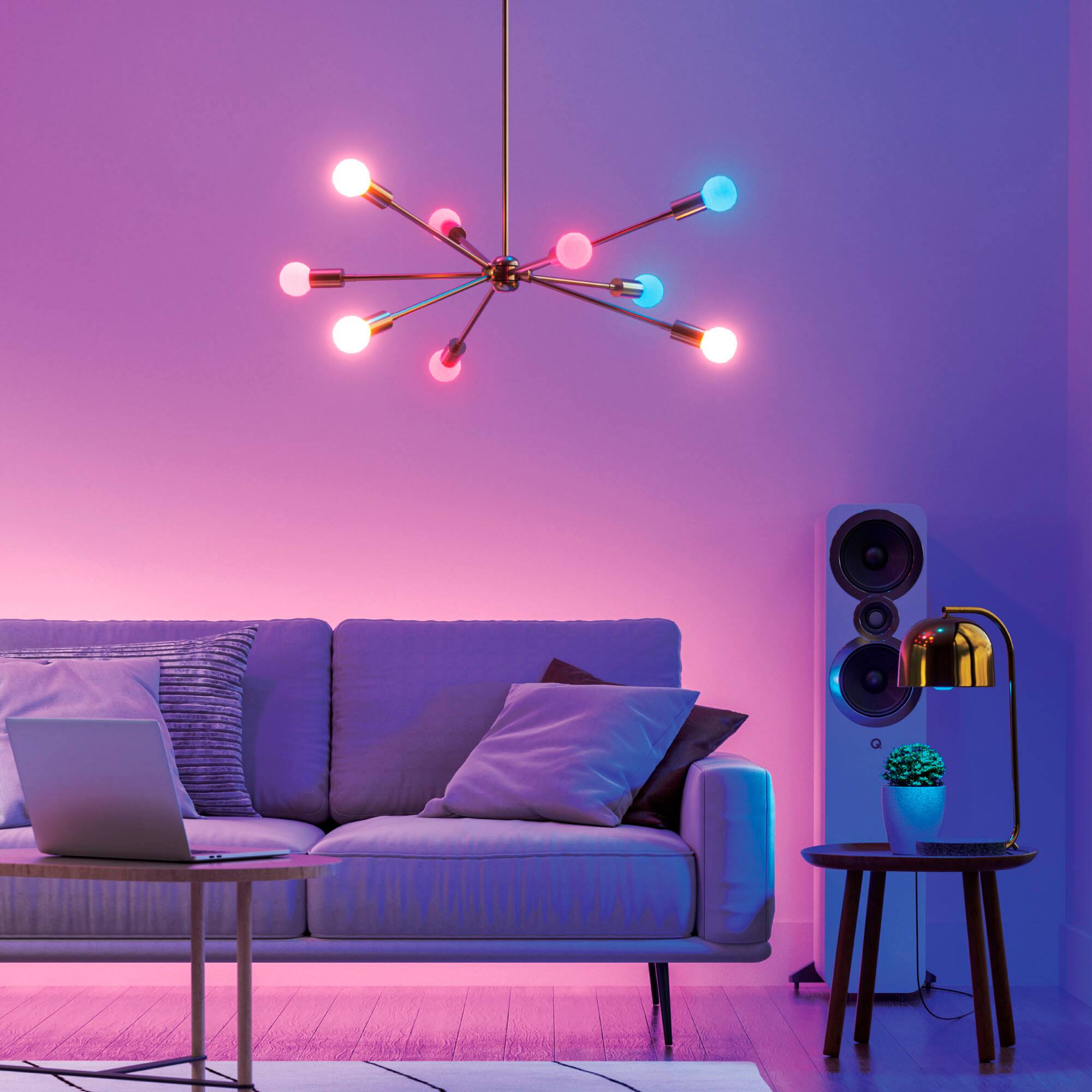 Customized Schedules: Automate your lights to turn on/off at specific times and days to make your daily routines a little easier. 7:30 AM Wake Up, 9:30 PM Wind Down. Matter Hub & Thread border router required.