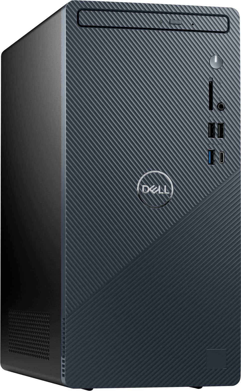 Angle View: Dell - Inspiron 3020 Desktop - 13th Gen Intel Core i7  - 16GB Memory - Intel UHD Graphics 770 - 512GB SSD - Mist Blue