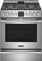 Frigidaire - Professional 5.6 Cu. Ft. Freestanding Gas True Convection Range - Stainless steel - Front_Zoom