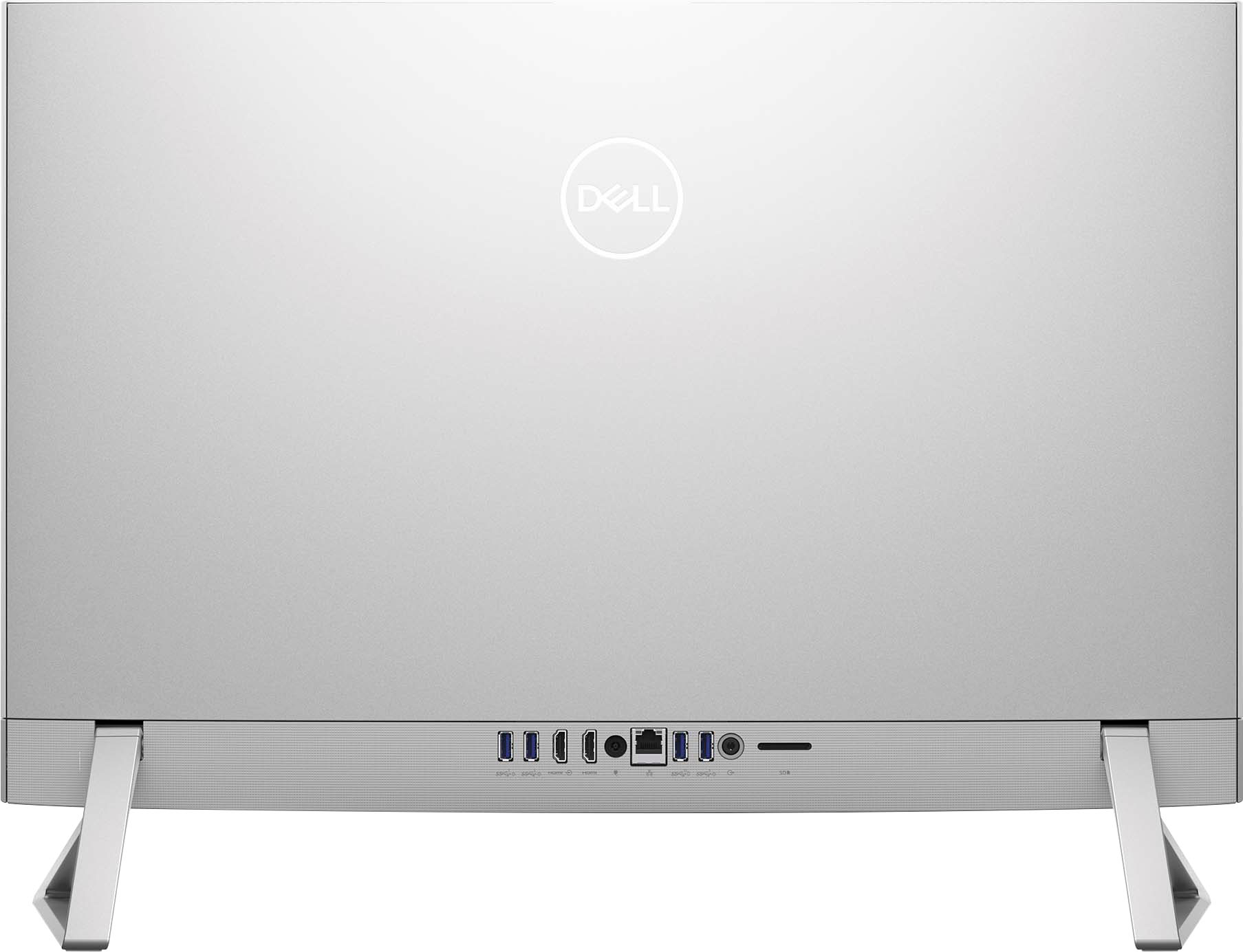 Back View: Dell - Inspiron 27" Touch screen All-In-One Desktop - 13th Gen Intel Core i7 - 16GB Memory - GPU MX550  - 1TB SSD - White