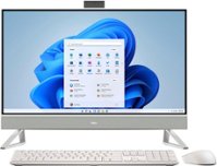 Dell - Inspiron 27" Touch screen All-In-One Desktop - 13th Gen Intel Core i7 - 16GB Memory - GPU MX550  - 1TB SSD - White - Front_Zoom