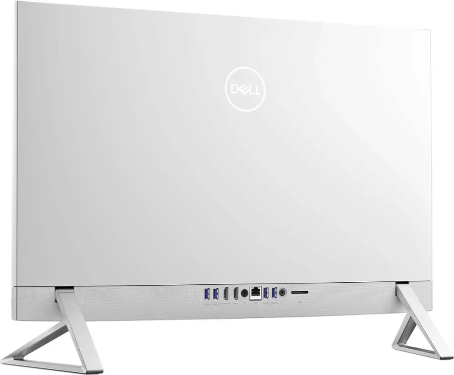 Alt View 3. Dell - Inspiron 27" Touch screen All-In-One Desktop - 13th Gen Intel Core i7 - 16GB Memory - GPU MX550  - 1TB SSD - White.