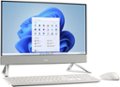 Angle. Dell - Inspiron 23.8" Touch screen All-In-One Desktop - 13th Gen Intel Core i7 - 16GB Memory - 512GB SSD - White.