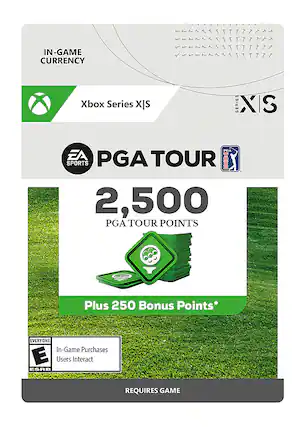 Front. Electronic Arts - PGA TOUR - 2750 POINT PACK.