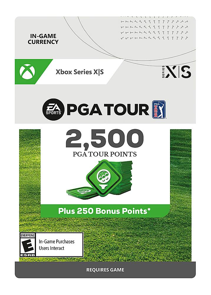 Front. Electronic Arts - PGA TOUR - 2750 POINT PACK.