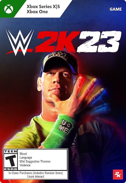 WWE 2K23 Cross Gen Edition Xbox One Xbox Series X Xbox Series S