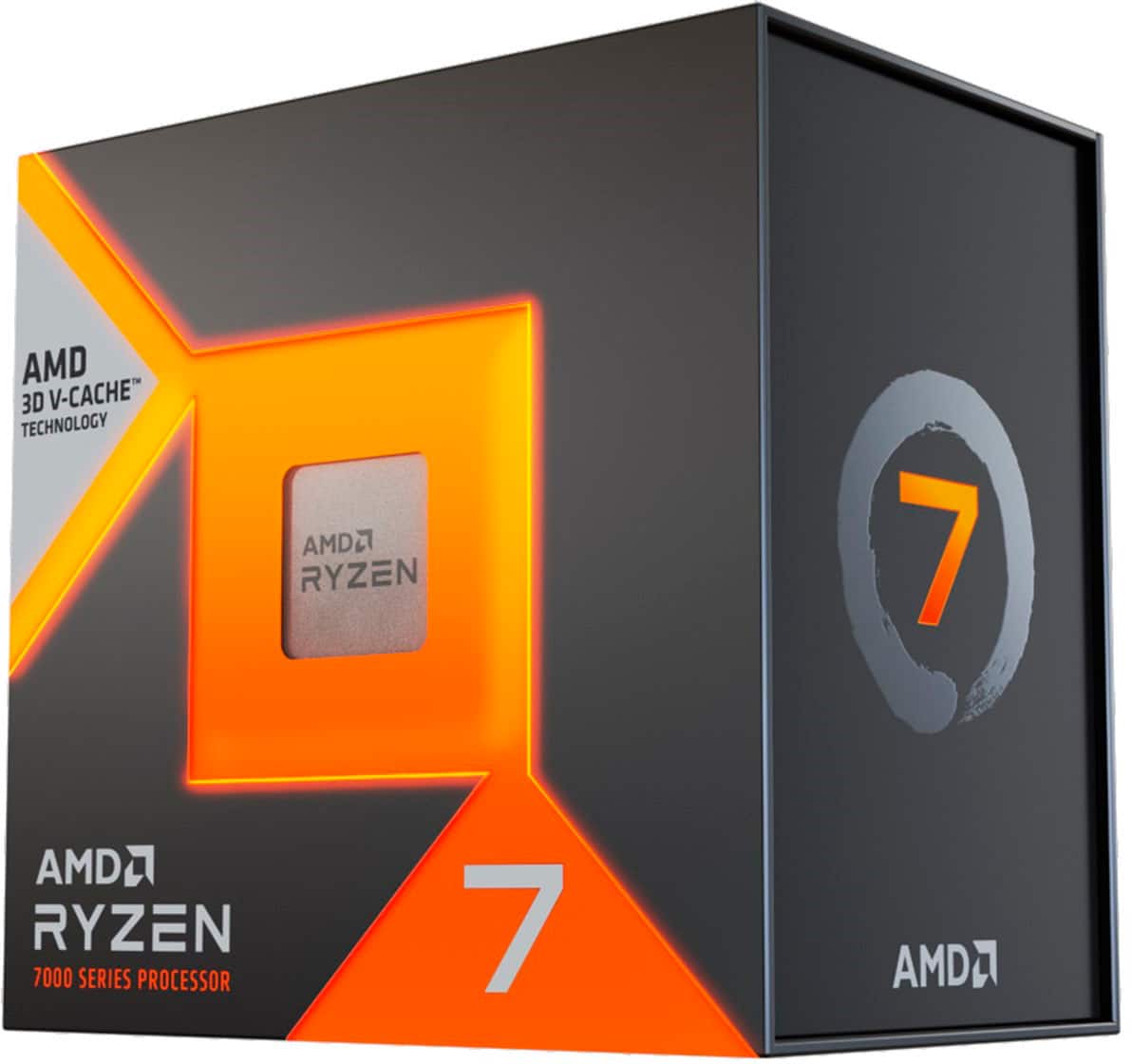 Alt View 11. AMD - Ryzen 7 7800X3D 8-Core - 16-Thread 4.2 GHz (5.0 GHz Max Boost) Socket AM5 Unlocked Desktop Processor - Black.