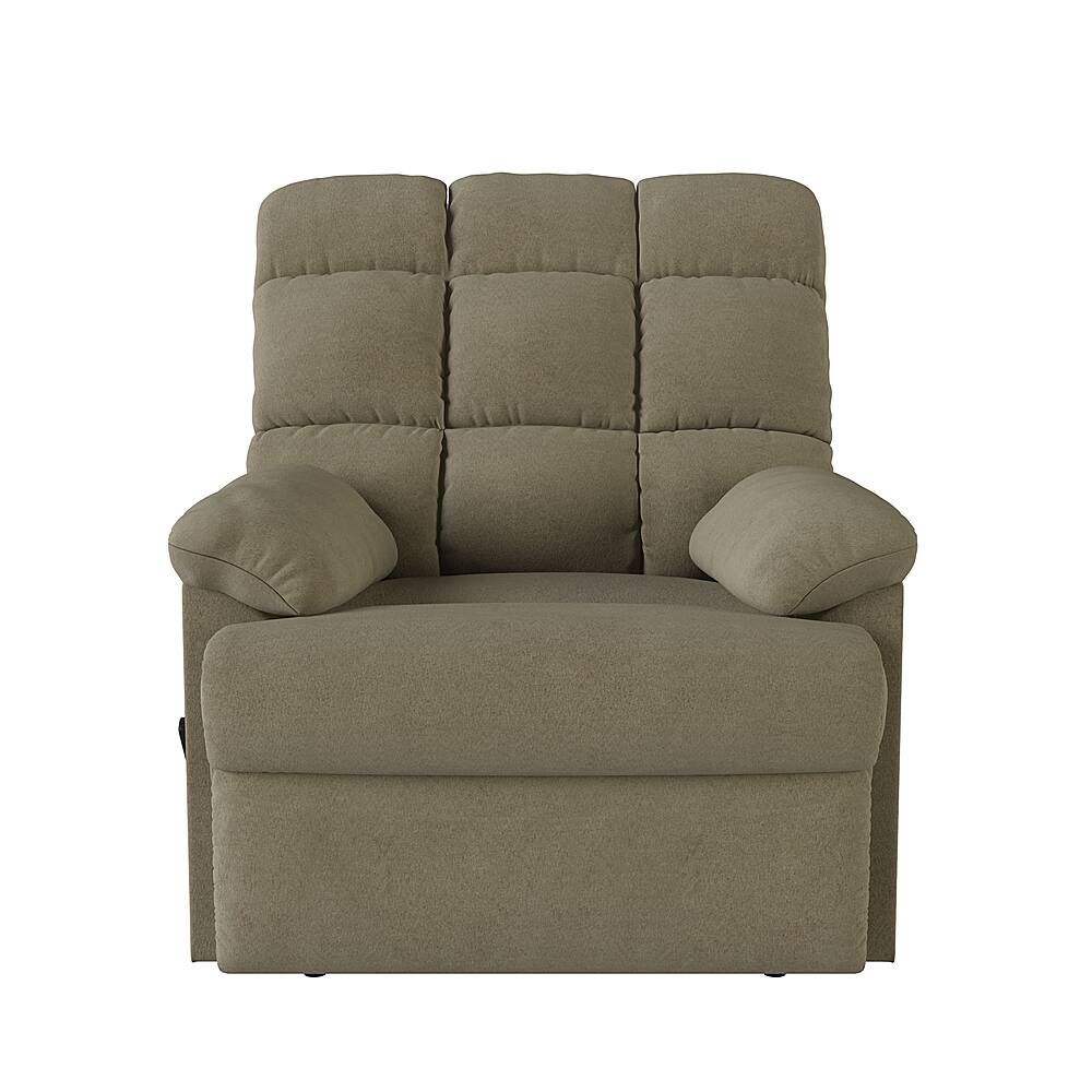 Best Buy ProLounger Avanti Microfiber Wall Hugger Recliner Sage Gray