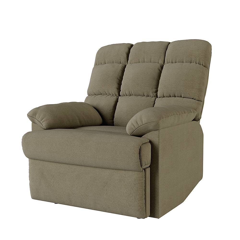 Best Buy ProLounger Avanti Microfiber Wall Hugger Recliner Sage Gray