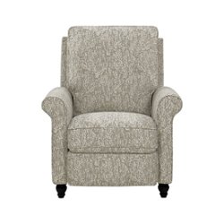 ProLounger - Lehnor Transitional Push Back Recliner Chair - Taupe Gray - Front_Zoom