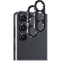 SaharaCase - ZeroDamage Camera Lens Protector for Samsung Galaxy S23/S23+ (2-Pack) - Black - Angle_Zoom