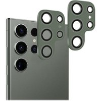 SaharaCase - ZeroDamage Camera Lens Protector for Samsung Galaxy S23 Ultra (2-Pack) - Green - Angle_Zoom