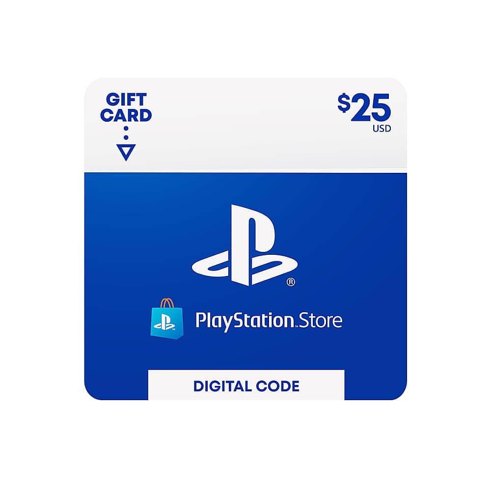 Best Buy Sony 25 PlayStation Store Gift Card Digital 25 Store