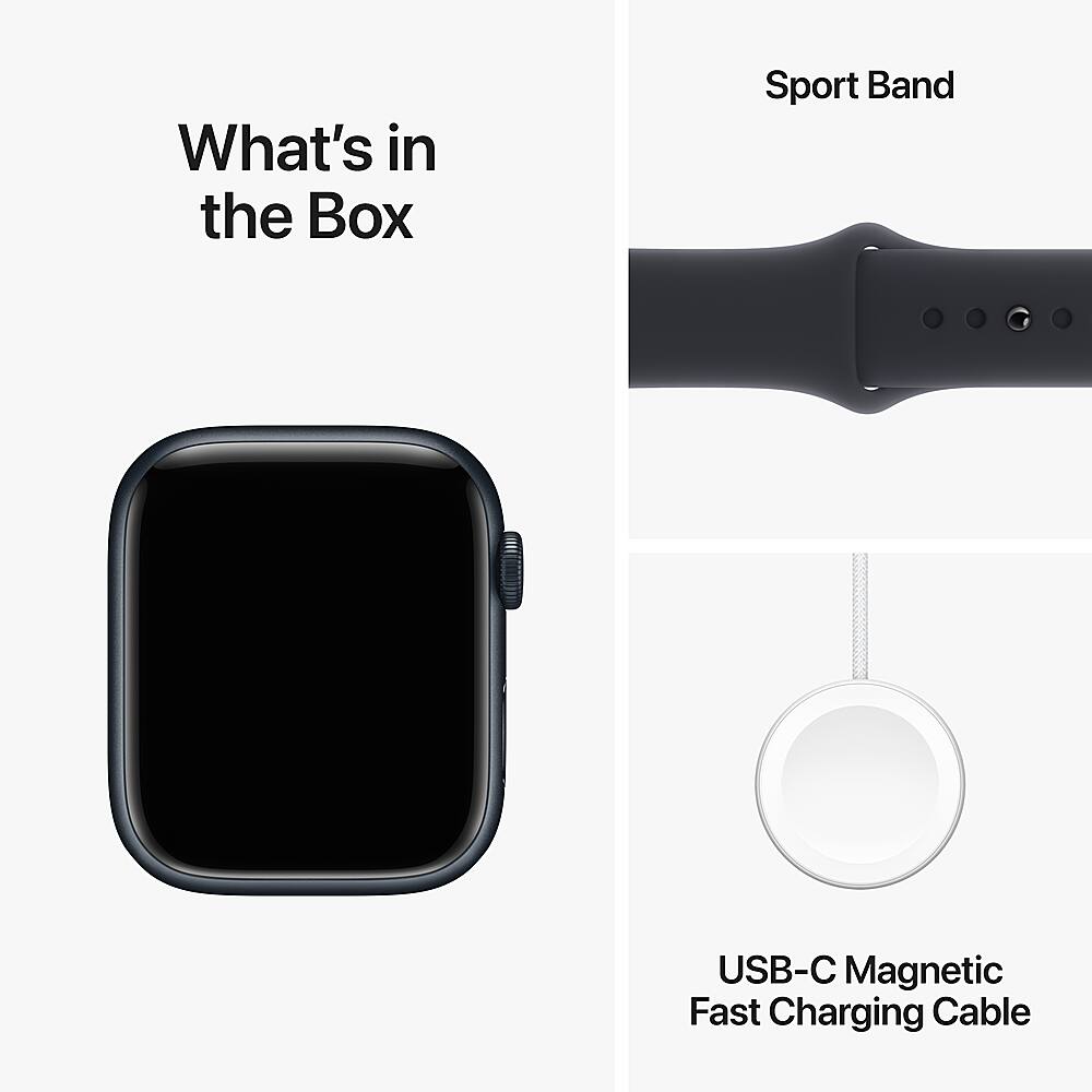 What's in the Box

- Sport Band
- USB-C Magnetic Fast Charging Cable