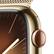 Alt View 12. Apple - Apple Watch Series 9 (GPS + Cellular) 45mm Gold Stainless Steel Case with Gold Milanese Loop with Blood Oxygen - Gold.