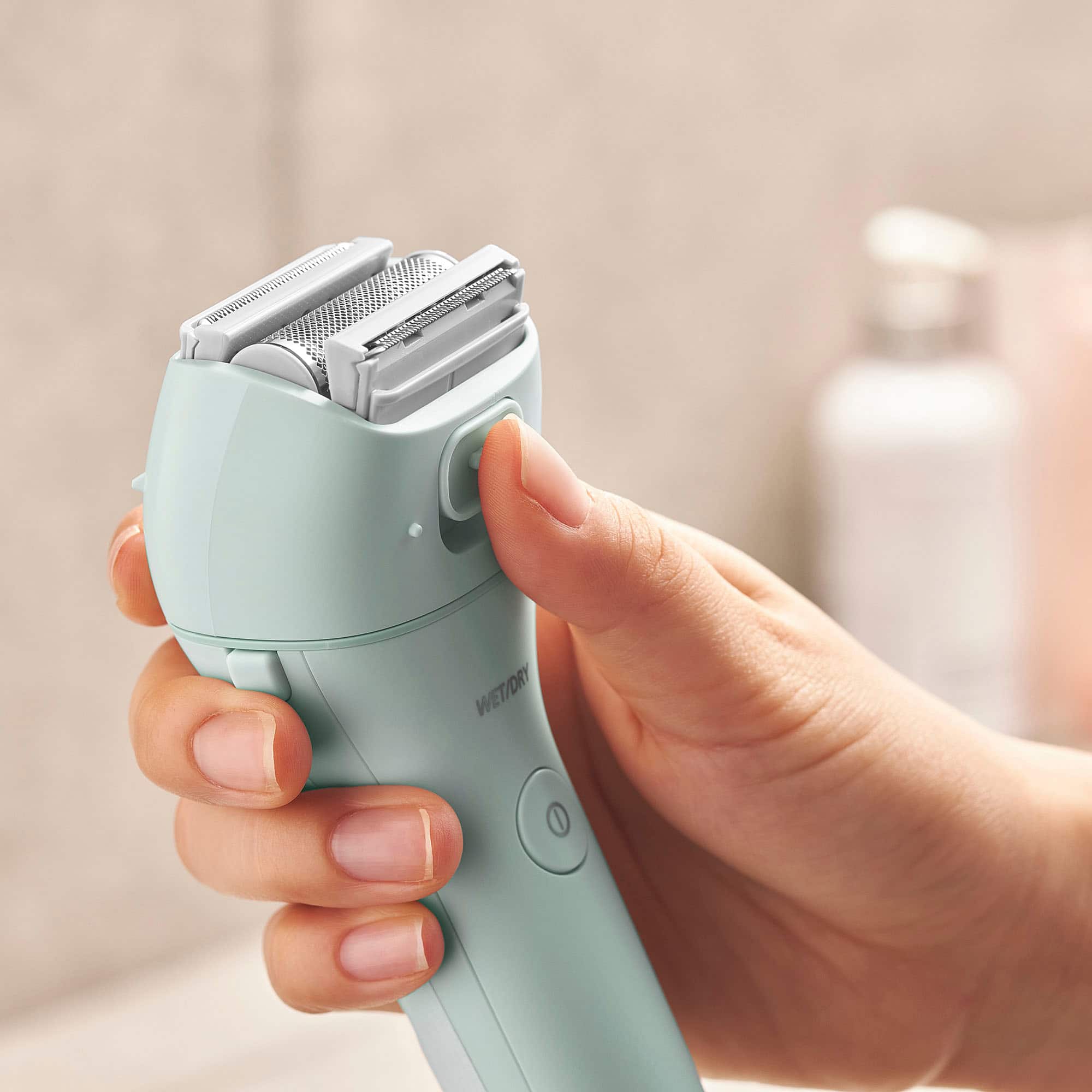 Alt View 12. Panasonic - CloseCurves ES-WL60-G Rechargeable Wet/Dry Electric Shaver and Trimmer for Women - Mint.