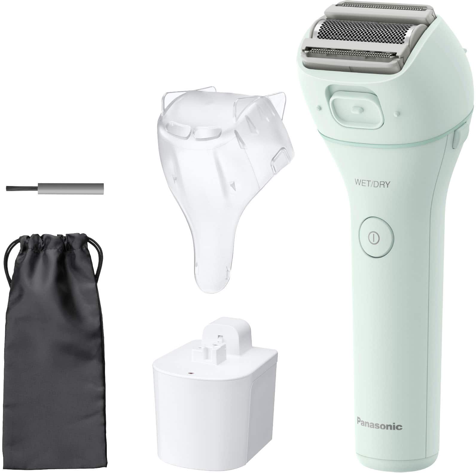 Alt View 15. Panasonic - CloseCurves ES-WL60-G Rechargeable Wet/Dry Electric Shaver and Trimmer for Women - Mint.