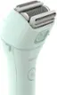 Left. Panasonic - CloseCurves ES-WL60-G Rechargeable Wet/Dry Electric Shaver and Trimmer for Women - Mint.