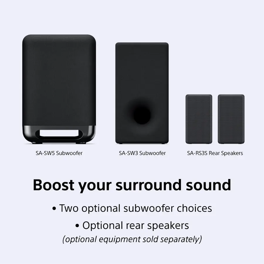 Alt View 16. Sony - HT-S2000 Compact 3.1ch Dolby Atmos Soundbar - Black.