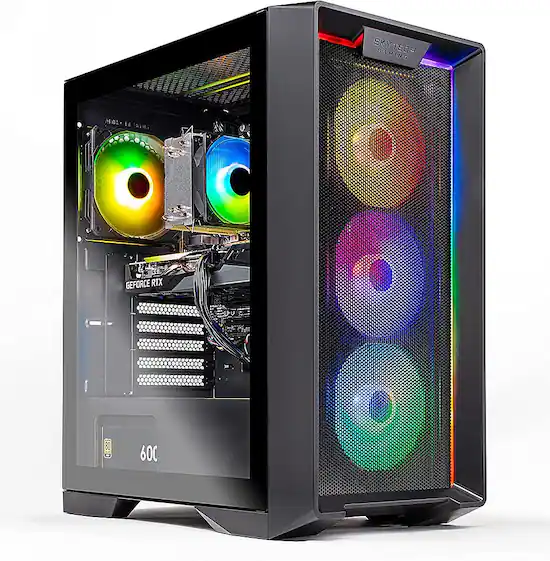 Skytech Gaming Nebula Gaming Desktop Intel Core i5 12400F 16GB Memory NVIDIA GeForce RTX 3050 500GB NVMe SSD Black ST NEBULA 0646 B BU Best Buy
