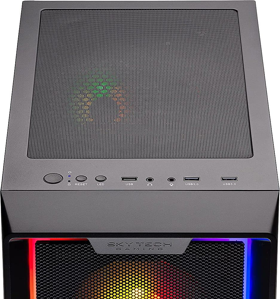 Alt View 11. Skytech Gaming - Nebula Gaming Desktop - Intel Core i5-12400F - 16GB Memory - NVIDIA GeForce RTX 3050 - 500GB NVMe SSD - Black.