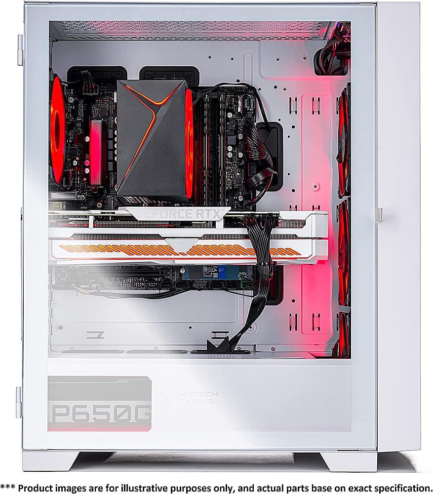 Skytech Gaming SHIVA Gaming Desktop Intel Core i5-12400F 16GB Memory  NVIDIA GeForce RTX 3060 500GB NVMe SSD White ST-SHIVA2-0647-W-BU Best Buy