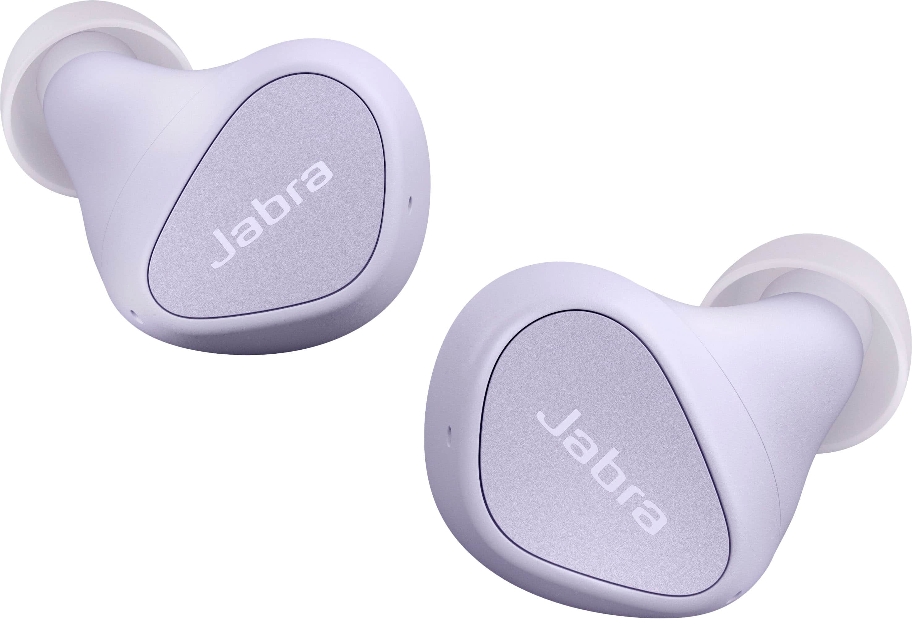 Jabra - Elite 4 True Wireless Noise Cancelling In-ear Headphones - Lilac - Front_Zoom