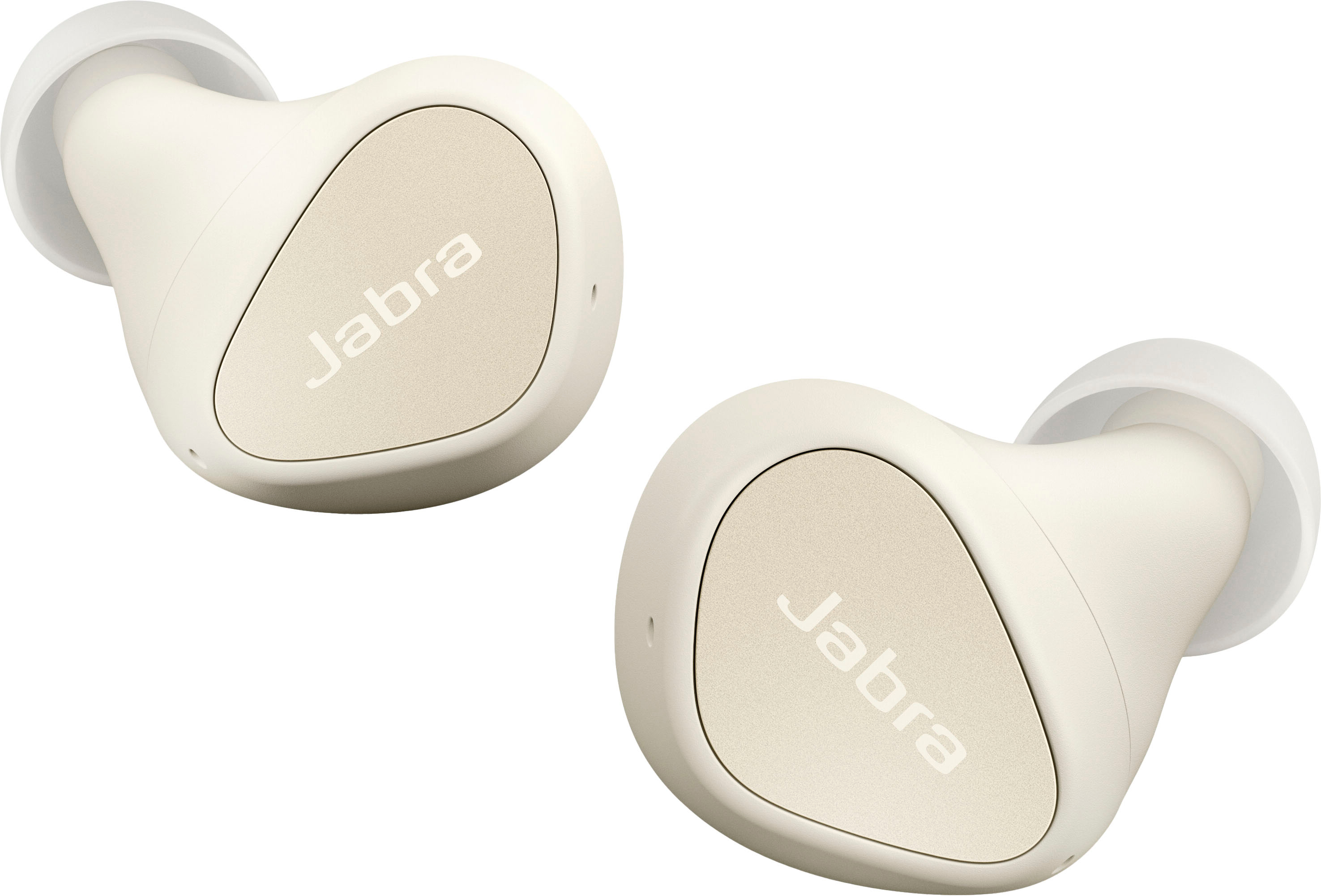 Kapper tactiek Geit Jabra Elite 4 True Wireless Noise Cancelling In-ear Headphones Light Beige  100-99183002-99 - Best Buy