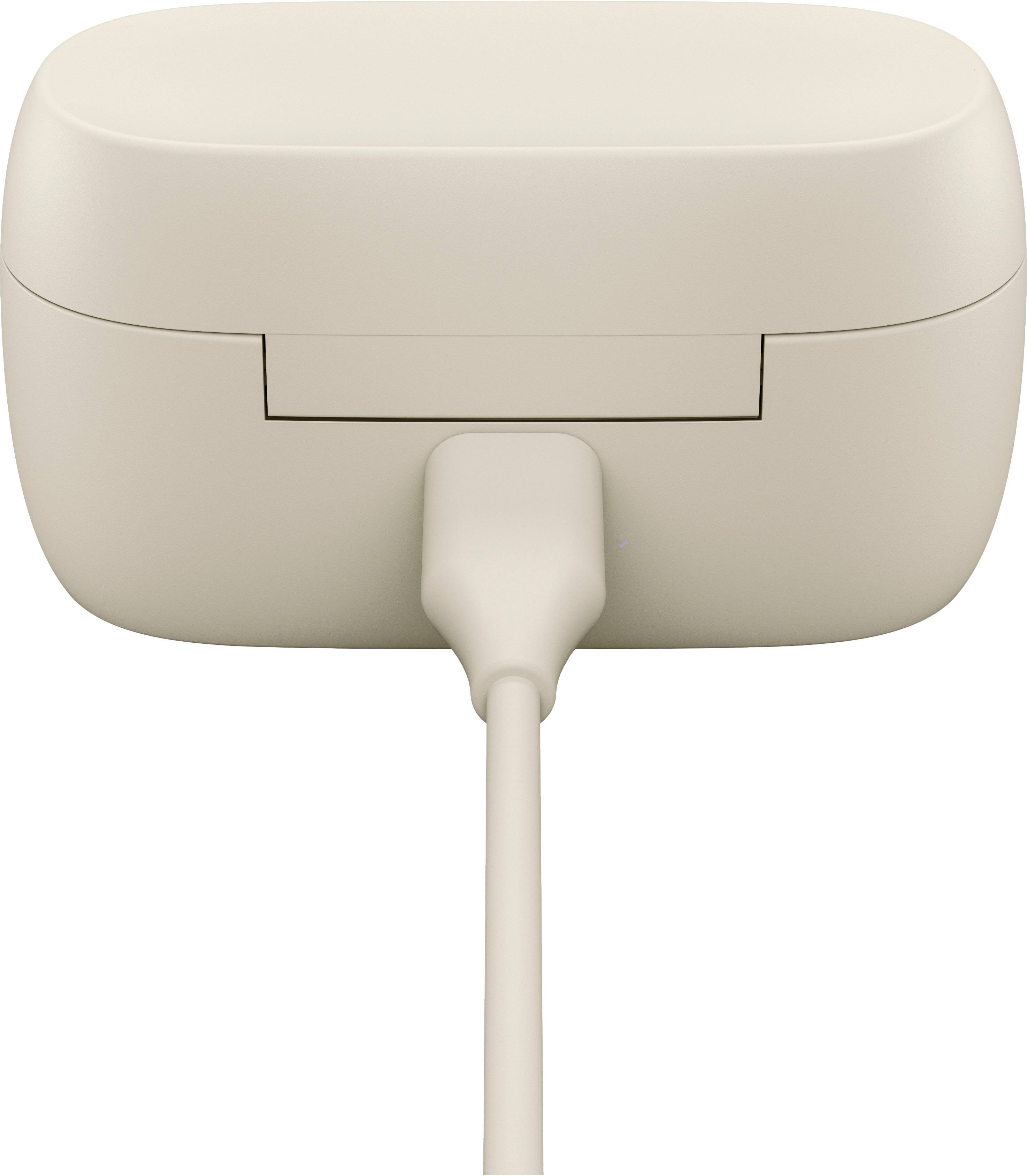 Alt View 12. Jabra - Elite 4 True Wireless Noise Cancelling In-ear Headphones - Light Beige.