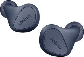 Jabra - Elite 4 True Wireless Noise Cancelling In-ear Headphones - Navy - Front_Zoom