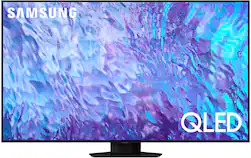 Samsung - 85” Class Q80C QLED 4K UHD Smart Tizen TV (2023) - Front_Zoom