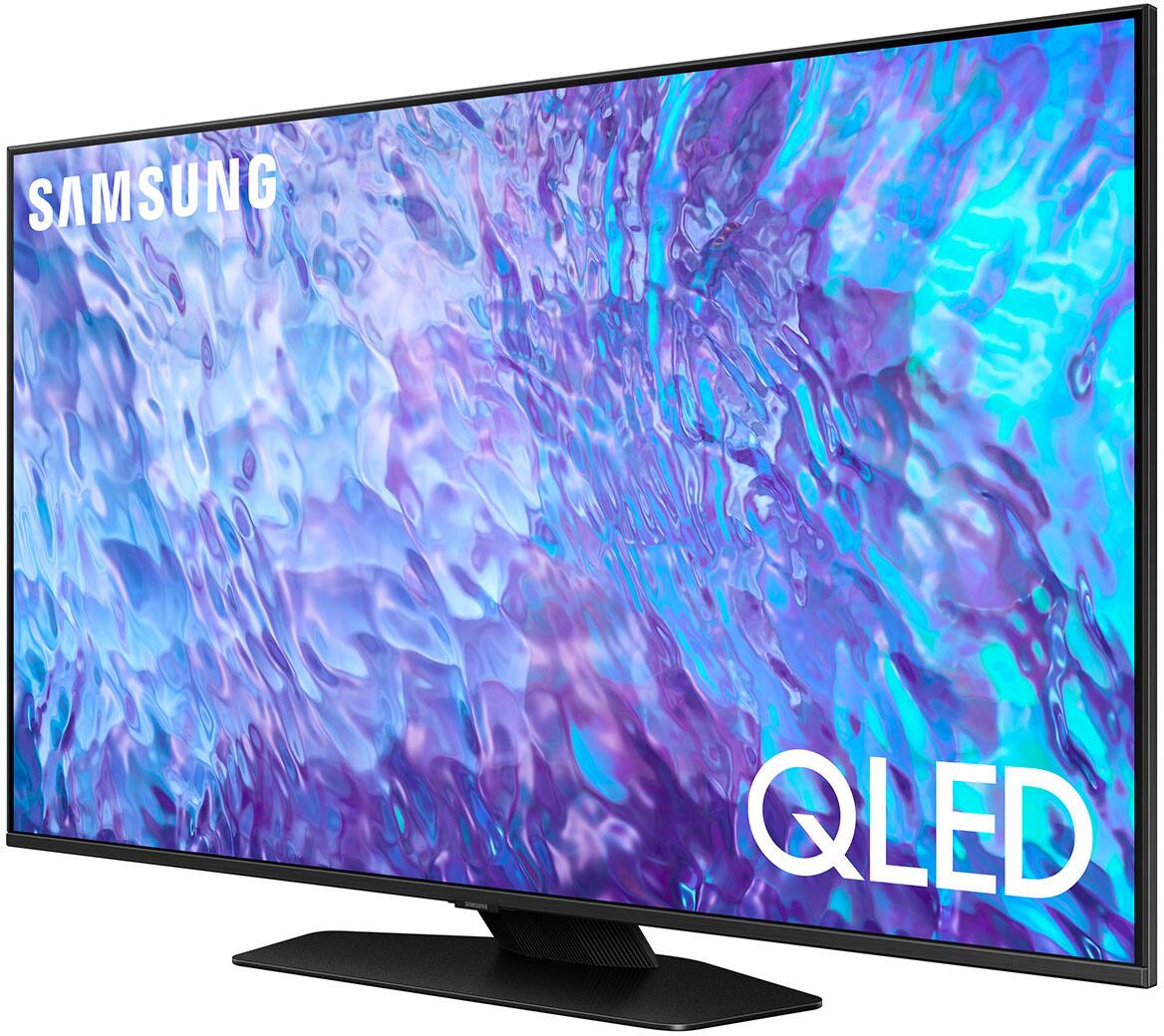 Alt View 12. Samsung - 50” Class Q80C QLED 4K UHD Smart Tizen TV - Titan Black.